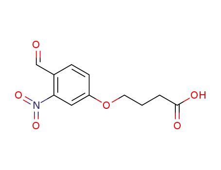 Butanoic acid, 4-(4-formyl-3-nitrophenoxy)-