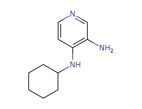3-amino-4-(cyclohexylamino)pyridine