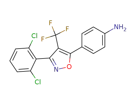 4-[3-(2,6-Dichloro-phenyl)-4-trifluoromethyl-isoxazol-5-yl]-phenylamine