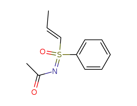 N-acetyl-S-phenyl-S-(1-propenyl)sulfoximine
