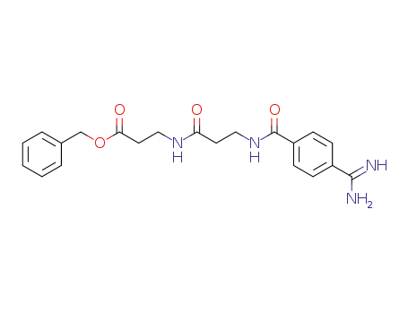 3-[3-(4-Carbamimidoyl-benzoylamino)-propionylamino]-propionic acid benzyl ester
