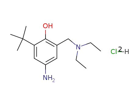 4-Amino-2-tert-butyl-6-diethylaminomethyl-phenol; hydrochloride