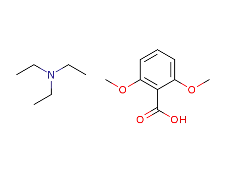 Molecular Structure of 77331-14-7 (2,6-dimethoxybenzoic acid triethylammonium salt)