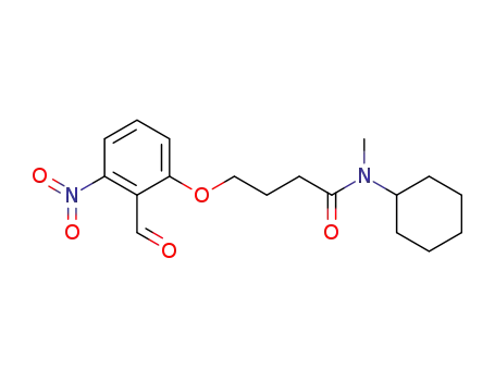 Butanamide, N-cyclohexyl-4-(2-formyl-3-nitrophenoxy)-N-methyl-