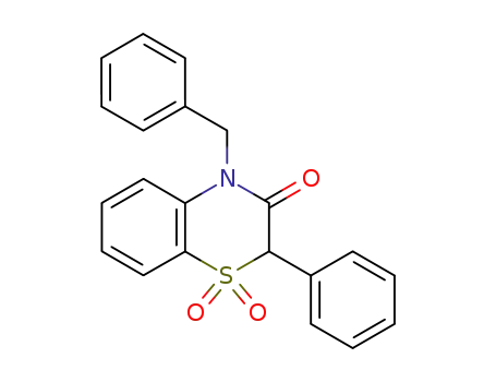 4-benzyl-2,3-dihydro-3-oxo-2-phenyl-4H-1,4-benzothiazine-1,1-dioxide