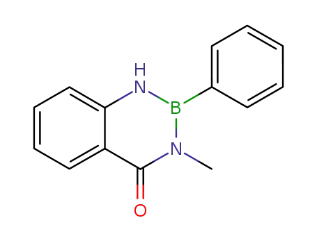 2,3-dihydro-3-methyl-2-phenylbenzo[d][1,3,2]diazaborinin-4(1H)-one