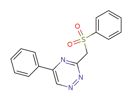 3-(phenylsulfonyl)methyl-5-phenyl-1,2,4-triazine