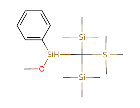 Molecular Structure of 72190-83-1 (Silane, [(methoxyphenylsilyl)methylidyne]tris[trimethyl-)