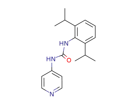 Molecular Structure of 124420-97-9 (N-(2,6-Diisopropylphenyl)-N'-(pyridin-4-yl)urea)