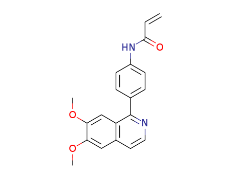 2-Propenamide, N-[4-(6,7-dimethoxy-1-isoquinolinyl)phenyl]-