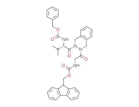 ((S)-1-{3-[2-(9H-Fluoren-9-ylmethoxycarbonylamino)-acetyl]-3,4-dihydro-1H-phthalazine-2-carbonyl}-2-methyl-propyl)-carbamic acid benzyl ester