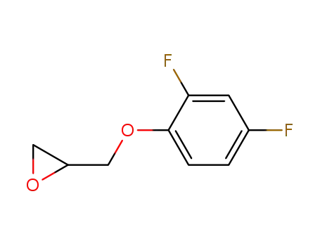 Molecular Structure of 169286-61-7 (2-[(2,4-difluorophenoxy)methyl]oxirane)