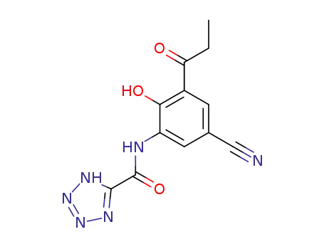 1<sup>(2)</sup><i>H</i>-tetrazole-5-carboxylic acid 5-cyano-2-hydroxy-3-propionyl-anilide