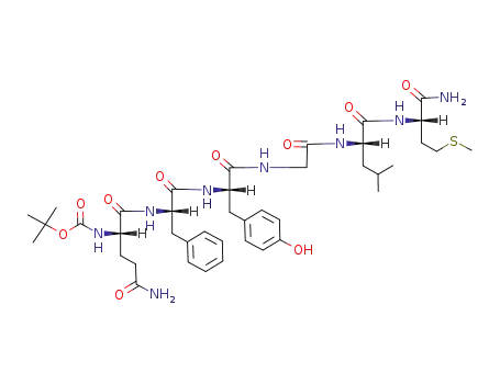 Boc-Gln-Phe-Tyr-Gly-Leu-Met-NH<sub>2</sub>