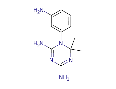 4,6-diamino-1,2-dihydro-2,2-dimethyl-1-(3-aminophenyl)-1,3,5-triazine