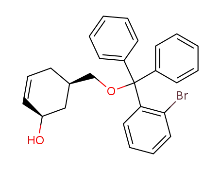 2-Cyclohexen-1-ol, 5-[[(2-bromophenyl)diphenylmethoxy]methyl]-, cis-