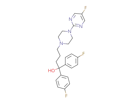 α,α-bis(4-fluorophenyl)-4-(5-fluoro-2-pyrimidinyl)-1-piperazinebutanol