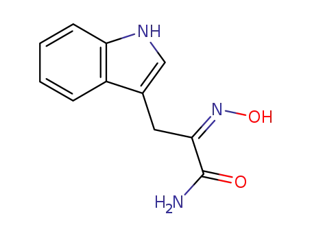 1-<(E)-hydroxylimino>-2-(indol-3-yl)propanamide