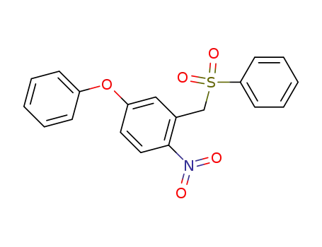2-[(Benzenesulfonyl)methyl]-1-nitro-4-phenoxybenzene