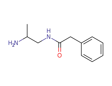 Molecular Structure of 53673-50-0 (Benzeneacetamide, N-(2-aminopropyl)-)