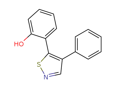 Molecular Structure of 89296-06-0 (Phenol, 2-(4-phenyl-5-isothiazolyl)-)