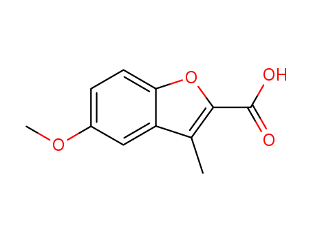 5-methoxy-3-methyl-benzofuran-2-carboxylate(81718-77-6)