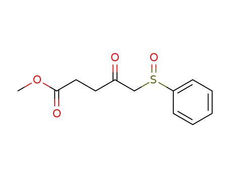 5-phenyl-sulfinyl-4-oxo-valeric acid-methyl-ester
