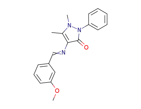 4-{[(E)-(3-methoxyphenyl)methylidene]amino}-1,5-dimethyl-2-phenyl-1,2-dihydro-3H-pyrazol-3-one