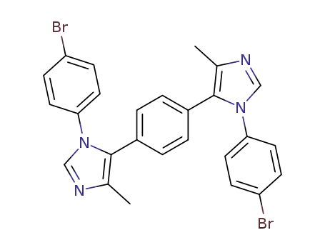 1,4-bis<1-(4-bromophenyl)-4-methyl-imidazolyl>benzene