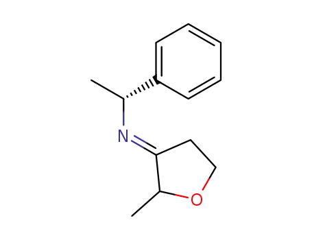 Molecular Structure of 132902-45-5 ([2-Methyl-dihydro-furan-(3E)-ylidene]-((R)-1-phenyl-ethyl)-amine)