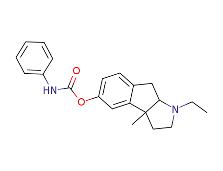 Indeno(2,1-b)pyrrol-5-ol, 1,2,3,3a,8,8a-hexahydro-1-ethyl-3a-methyl-, methylcarbamate (ester), cis-(+-)-