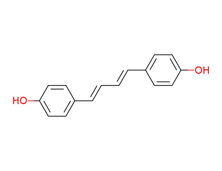Molecular Structure of 89148-27-6 (Phenol, 4,4'-(1,3-butadiene-1,4-diyl)bis-)