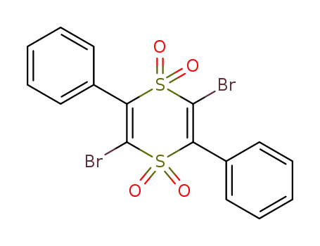 2,5-dibromo-3,6-diphenyl-1,4-dithiin-1,1,4,4-tetraoxide