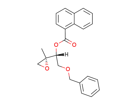 Naphthalene-1-carboxylic acid (R)-2-benzyloxy-1-((S)-2-methyl-oxiranyl)-ethyl ester