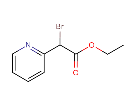 Molecular Structure of 74376-32-2 (2-Pyridine Acetic Acid-Alpha-Bromo Ethyl Ester)