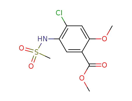 Benzoic acid, 4-chloro-2-methoxy-5-[(methylsulfonyl)amino]-, methyl
ester