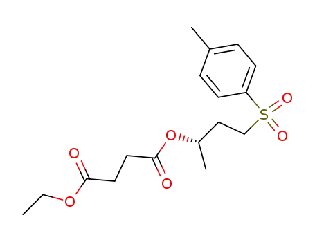 (S)-Ethyl 1-methyl-3-(p-tolylsulfonyl)propyl succinate