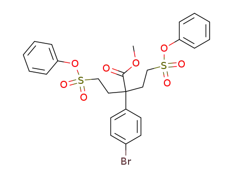 2-(4-Bromo-phenyl)-4-phenoxysulfonyl-2-(2-phenoxysulfonyl-ethyl)-butyric acid methyl ester
