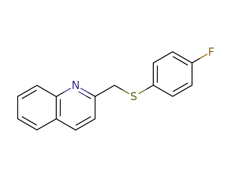 2-(4-fluorophenylthiomethyl)quinoline