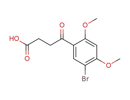 Molecular Structure of 63213-40-1 (4-(5-bromo-2,4-dimethoxy-phenyl)-4-oxo-butyric acid)