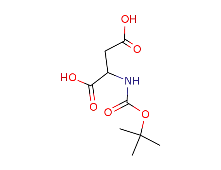 Molecular Structure of 62396-48-9 (Boc-D-Aspartic acid)