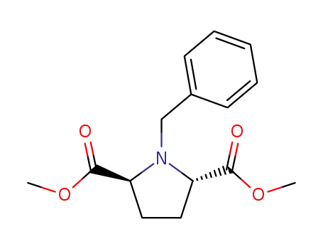 (-)-(2S,5S)-N-benzyl-trans-2,5-bis(methoxycarbonyl)pyrrolidine