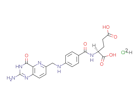 Molecular Structure of 78711-40-7 (N-(4-{[(2-amino-4-oxo-1,4-dihydropyrido[3,2-d]pyrimidin-6-yl)methyl]amino}benzoyl)glutamic acid)
