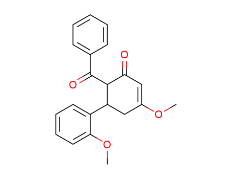 2-Cyclohexen-1-one, 6-benzoyl-3-methoxy-5-(2-methoxyphenyl)-