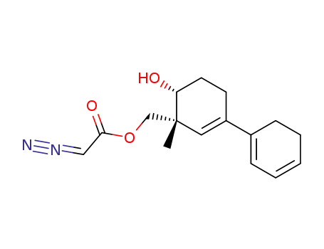 Diazo-acetic acid (3R,4R)-4-hydroxy-3-methyl-bicyclohexyl-1,1',3'-trien-3-ylmethyl ester