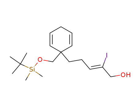 2-Penten-1-ol, 5-[1-[[[(1,1-dimethylethyl)dimethylsilyl]oxy]methyl]-2,5-cyclohexadien-1-yl ]-2-iodo-, (Z)-