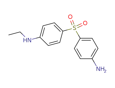 Molecular Structure of 3572-34-7 (N-Ethyl[4,4'-sulfonylbis(benzenamine)])