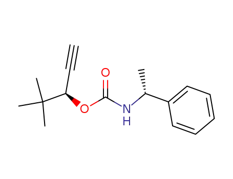 (3S,1'R)-4,4-dimethylpent-1-yn-3-ol, (1'-phenylethyl)-carbamate