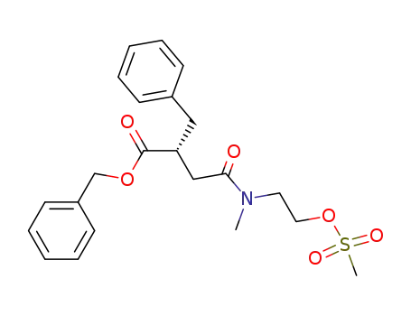 (R)-2-Benzyl-N-(2-methanesulfonyloxy-ethyl)-N-methyl-succinamic acid benzyl ester
