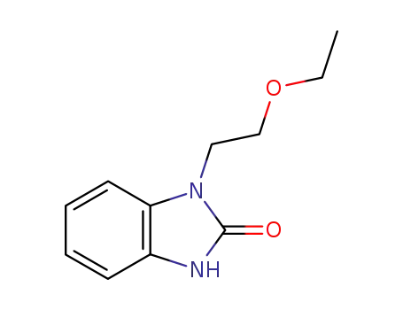 Molecular Structure of 101953-61-1 (1-(2-ETHOXY-ETHYL)-1,3-DIHYDRO-BENZOIMIDAZOL-2-ONE)
